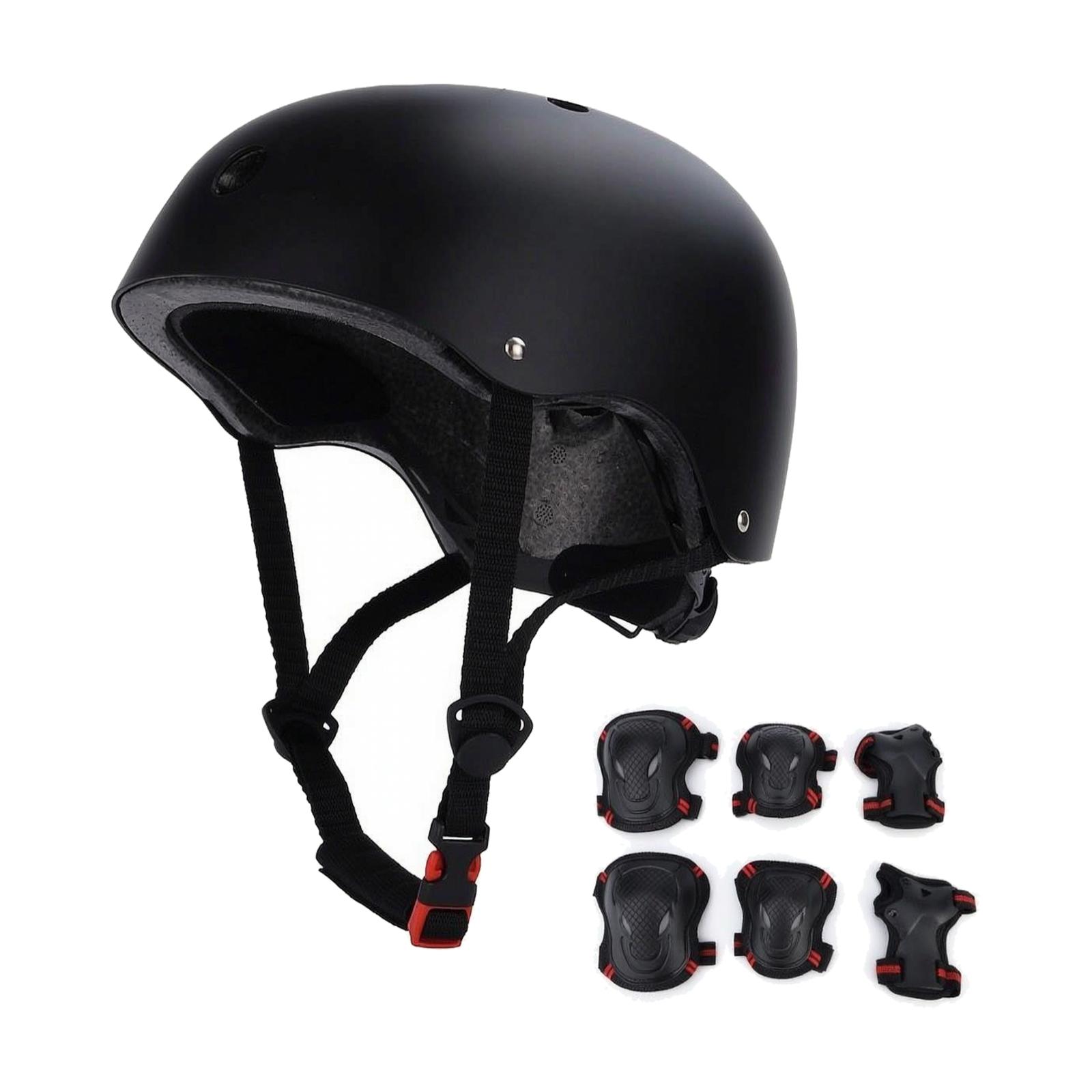 ABS Hard Shell Skate Helmet wi - Scooter Helmet Set review and price