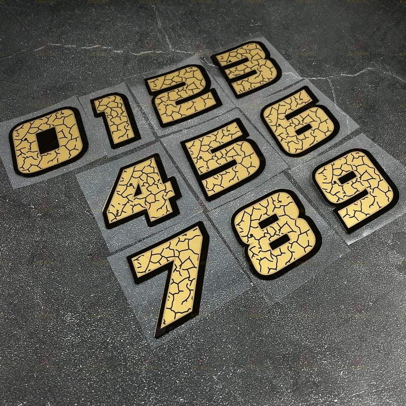 2Pcs/Set Matte Gold Crack Effe - Scooter Helmet Set review and price