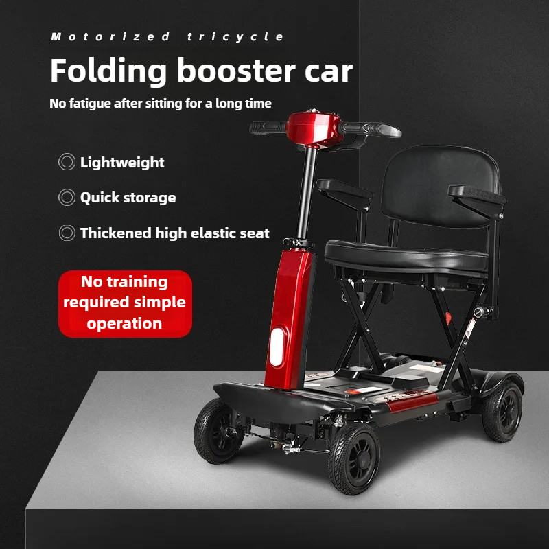 NEW 4-wheeled Elderly Disabled - Folding Electric Scooter review and price