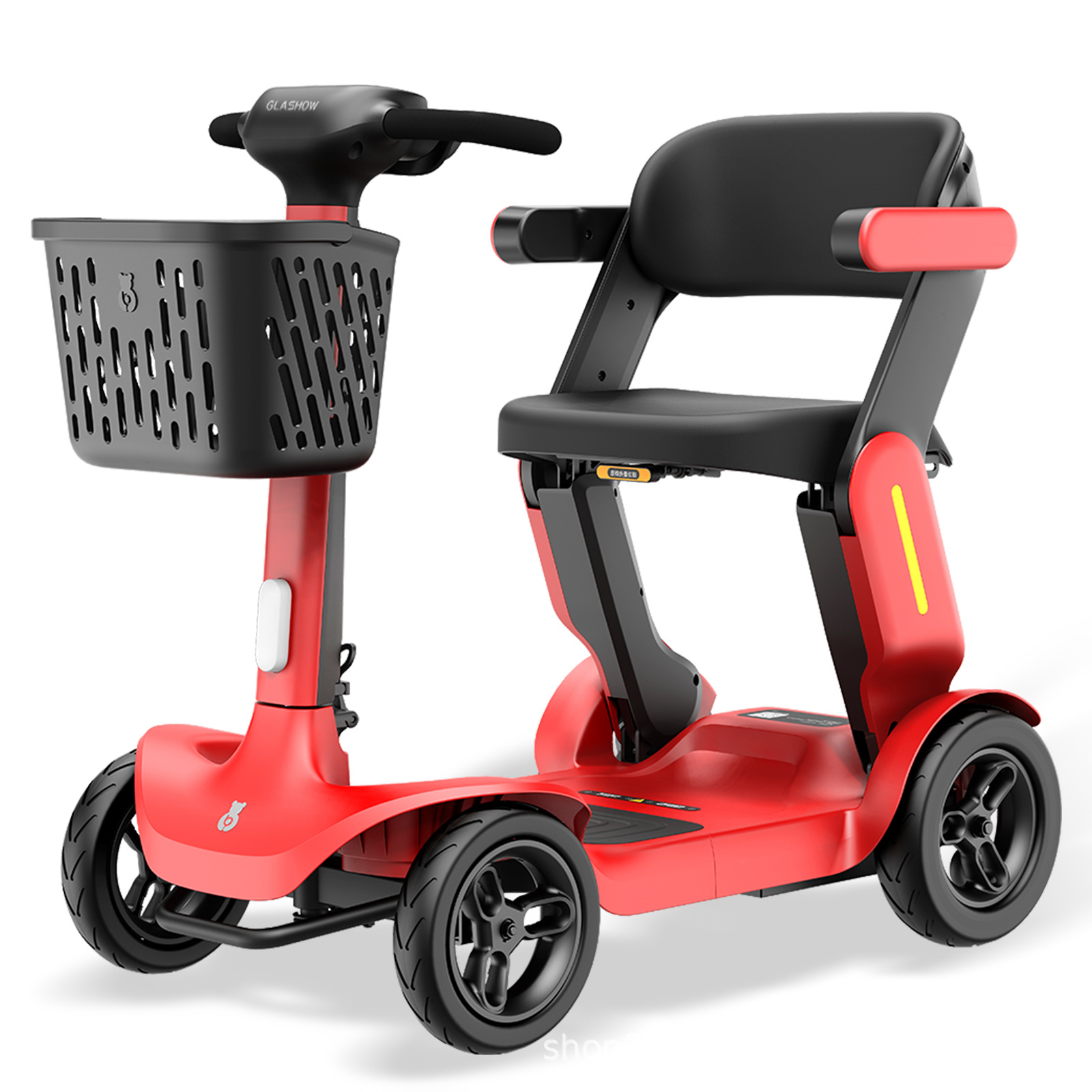 Luxury 360W Powerful Four Whee - Folding Electric Scooter review and price