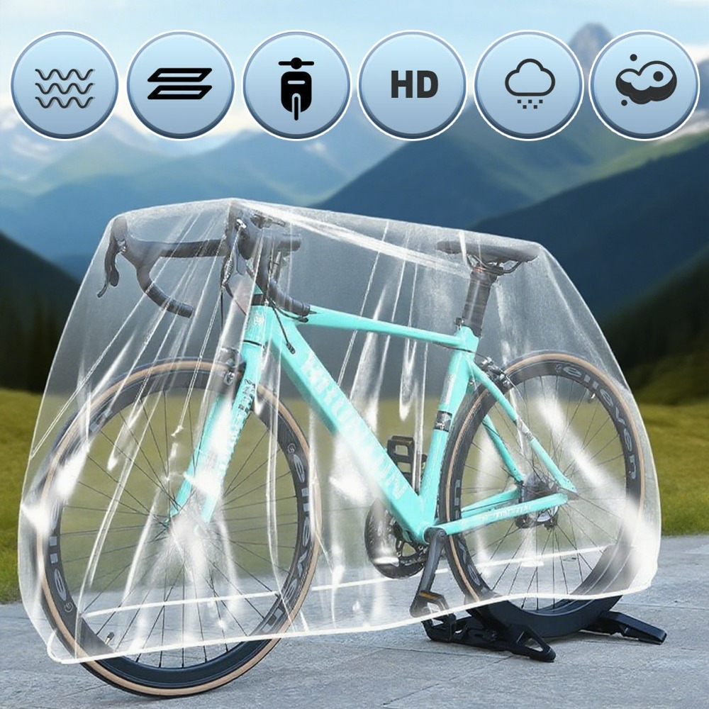 Clear Plastic Bicycle Cover Po - Electric Scooter Rain Cover review and price