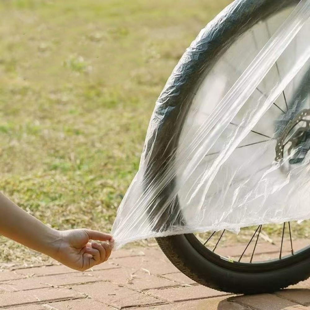 Clear Plastic Bicycle Cover Po - Electric Scooter Rain Cover review and price