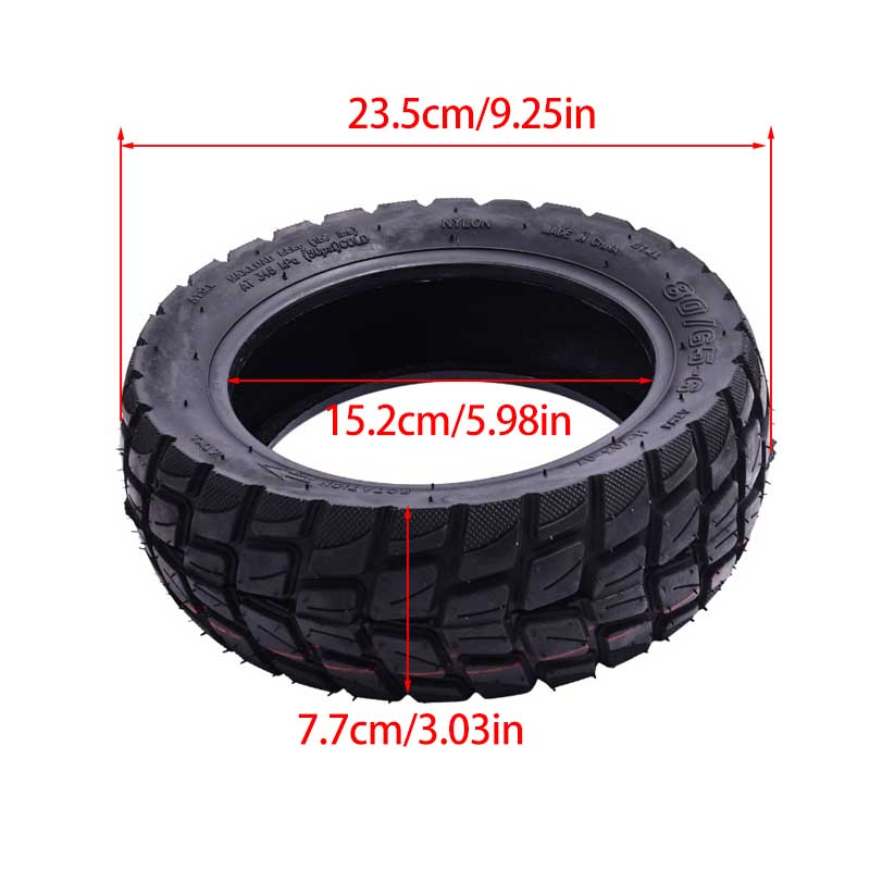 80/65-6 with  off-road inner o - Scooter Tire review and price