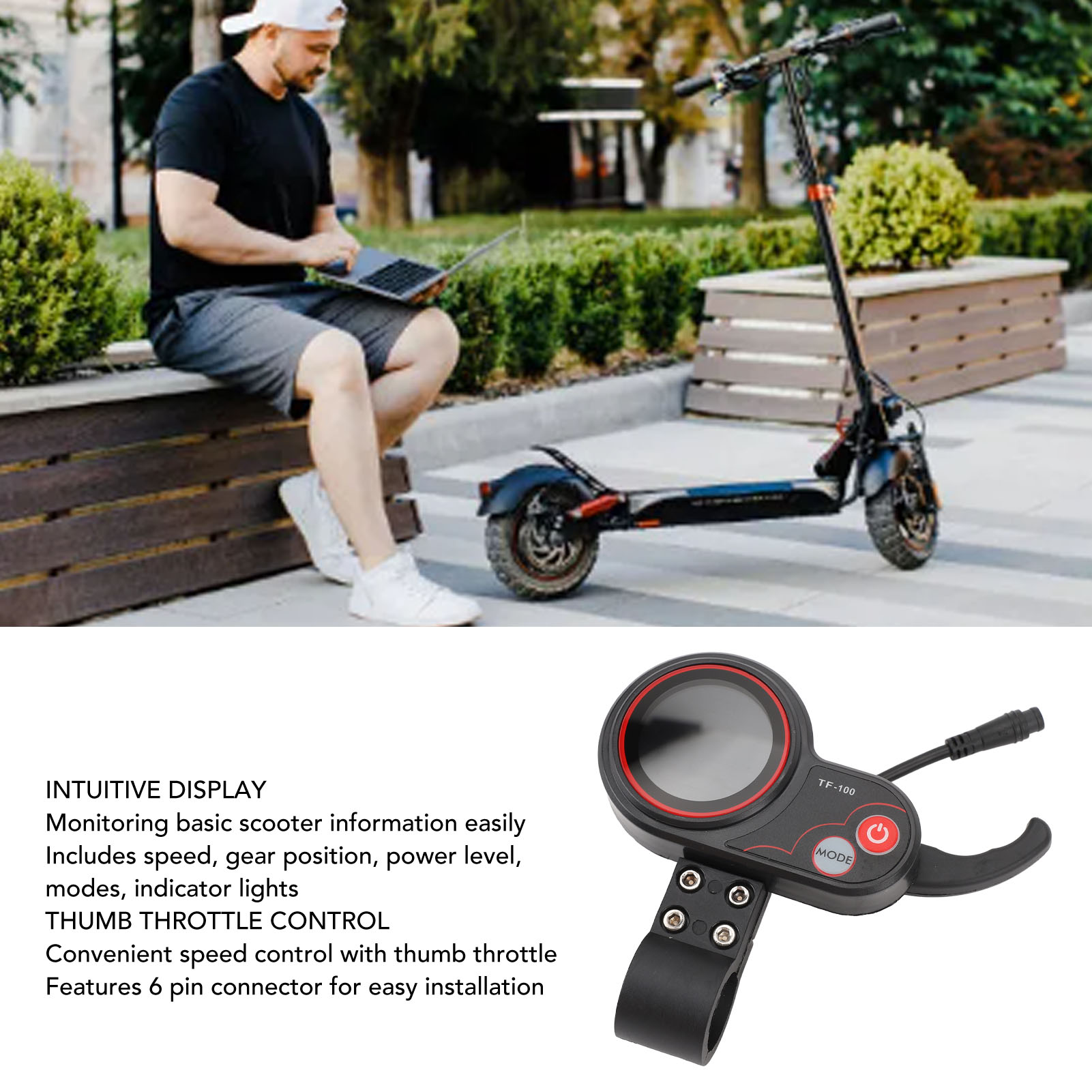 48V TF 100 Electric Scooter LC - Electric Scooter review and price